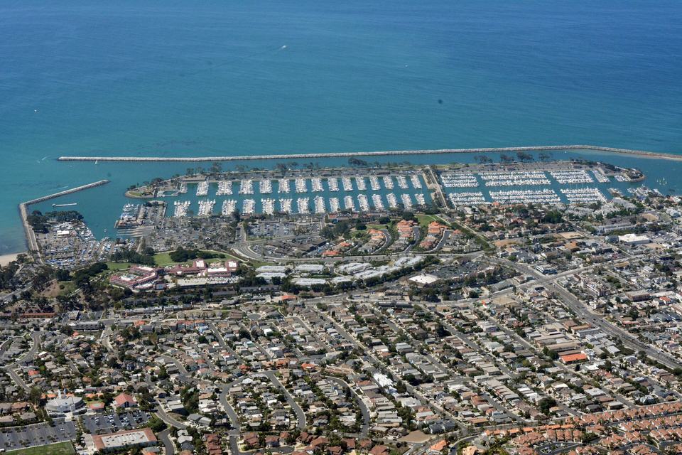 Boats in Dana Point Harbor