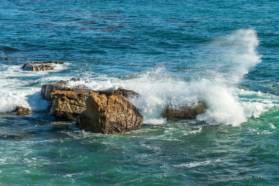 A rocky cove at Laguna Beach