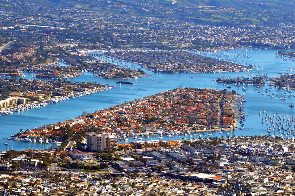 Lido Isle in Newport Harbor