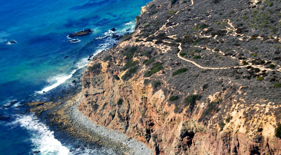 The Dana Point headland and the coast