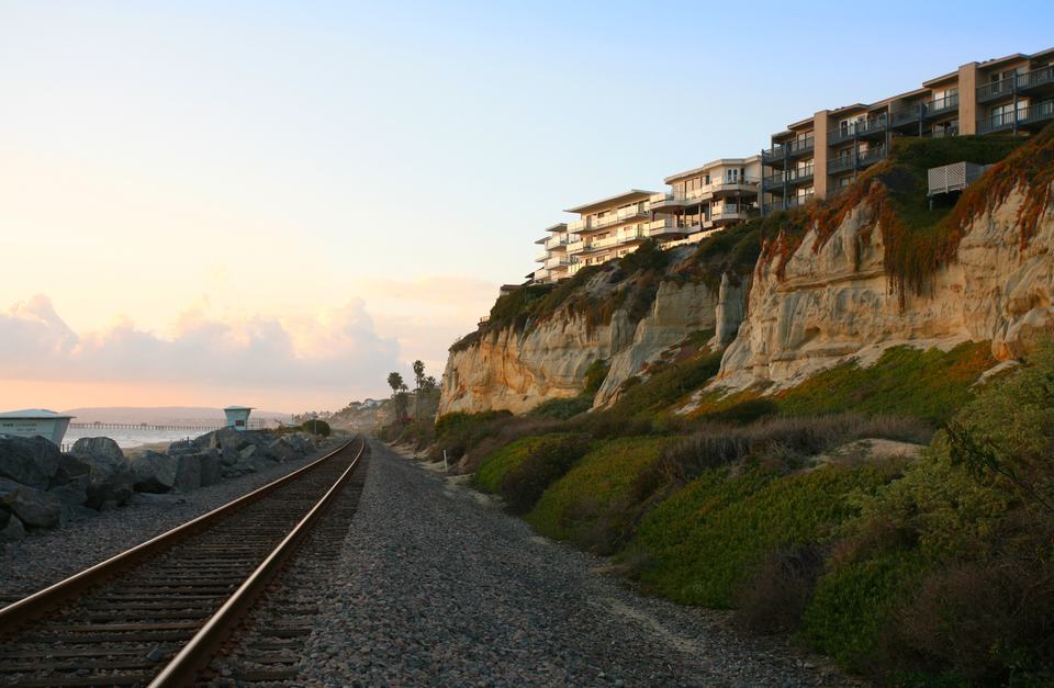 Homes on the Calafia cliffs in San Clemente